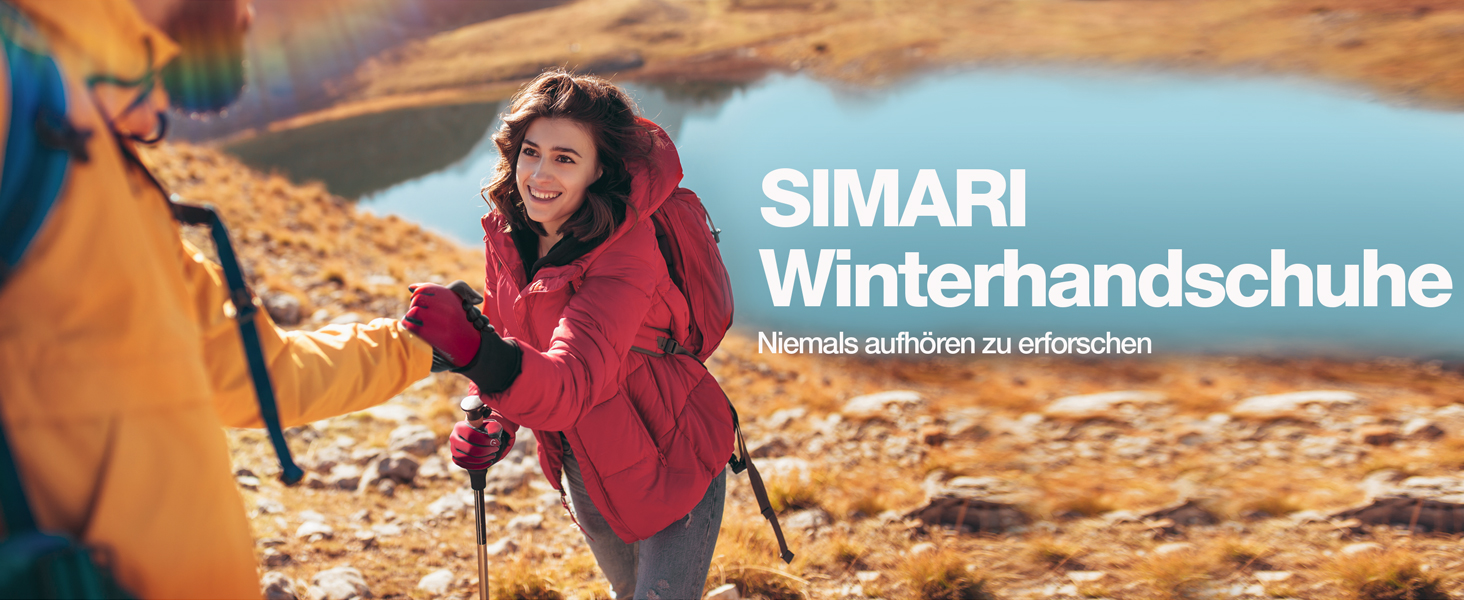 Зимові терморукавички SIMARI для чоловіків та жінок, сенсорні велосипедні рукавички, антиковзаючі, вітронепроникні для холодної погоди, для водіння, їзди на велосипеді, катання на лижах, роботи та активного відпочинку на вулиці. SMRG102, 102-Grey S