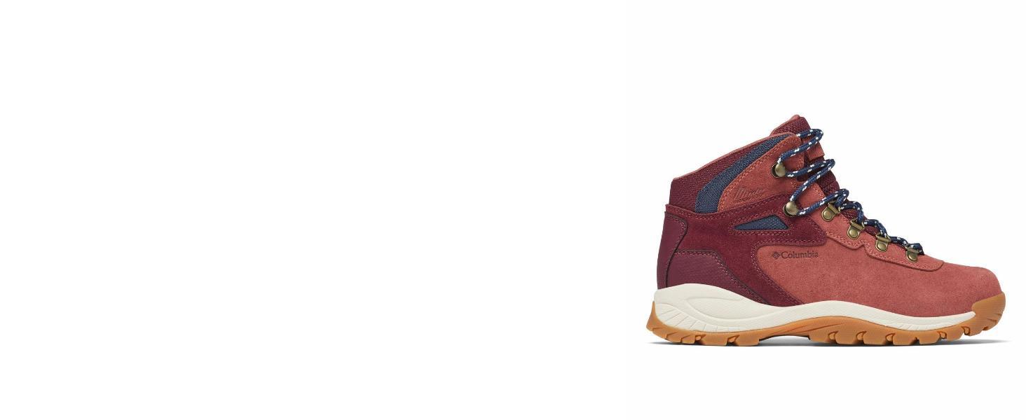 Водонепроникні туристичні черевики Columbia Newton Ridge Plus WP Amped для жінок, коричневі (Elk x Mountain Red), 39.5 EU