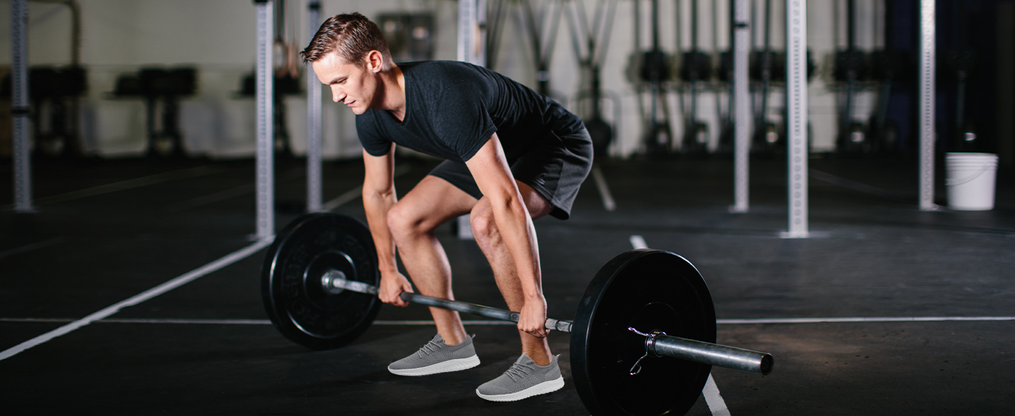 Чоловічі кросівки QIJGS для бігу та фітнесу, повсякденне взуття, модель Slip-on, розмір 46 EU, чорно-білі