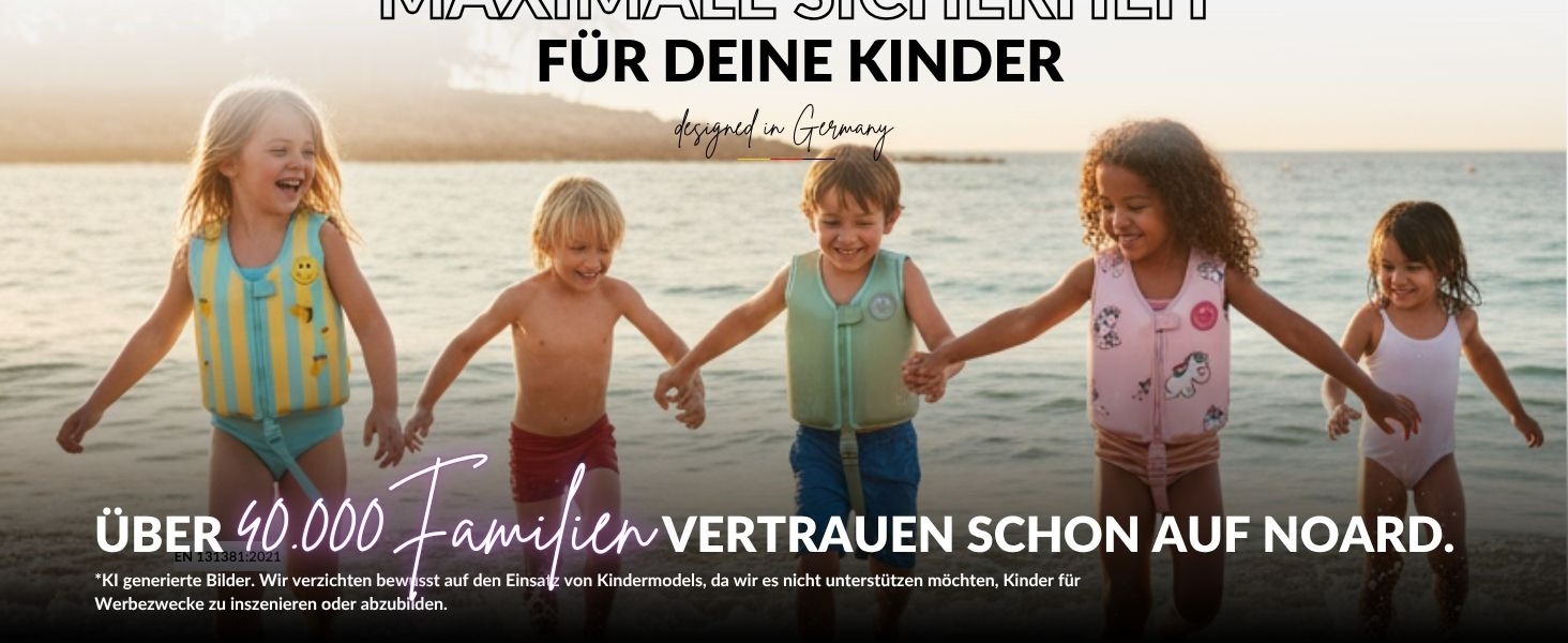 Дитячий рюкзак NOARD Kinder Schwiweste з 40+ нашивками для персоналізації, різні дизайни та розміри, 15–30 кг, 2–6 років, сертифікований EN 13138-1:2021 для безпечного навчання ходьбі, Siply green (L, Fantasy Friends)