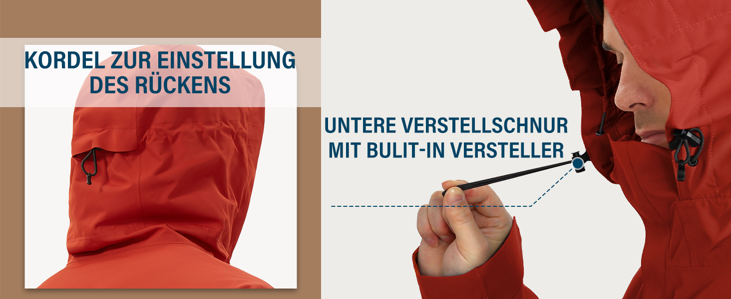 Чоловіча водонепроникна тепла дихаюча куртка для сноуборду та гірськолижного спорту, зимова куртка з капюшоном, Outdoor, сіра, розмір L