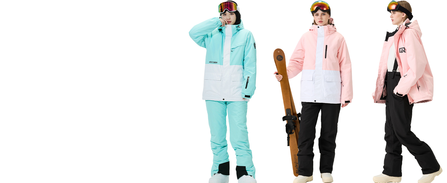 Чоловічий комплект гірськолижний: куртка та штани ALSOGO, водонепроникний, вітронепроникний, з капюшоном, для сноуборду та гірських лиж, чорний