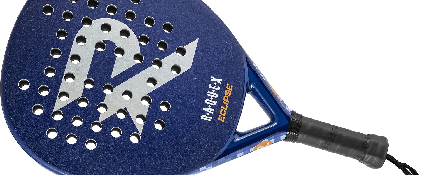 Ракета для падел Raquex Eclipse Carbon: для початківців та професіоналів, унісекс, 360г, піна Eva 15 ImpactCore