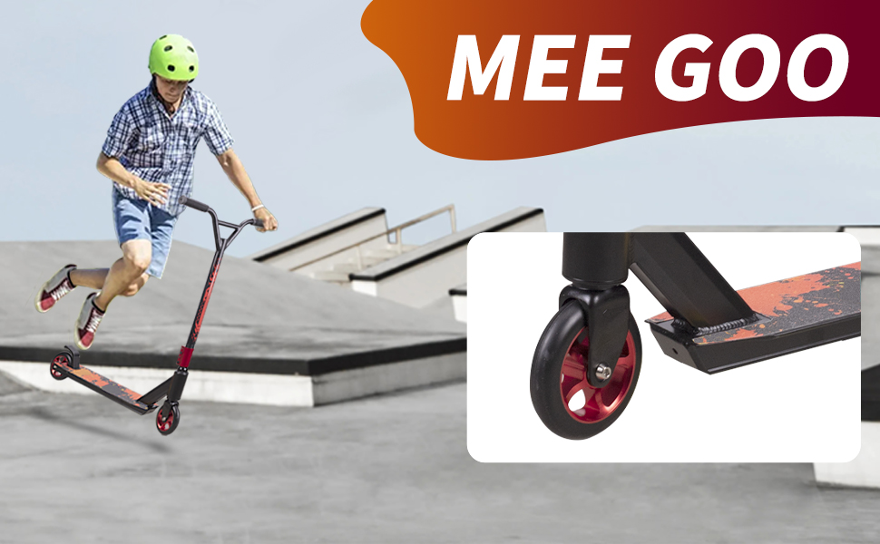 Трюковий самокат MEE GOO Pro Freestyle, легкий, до 100 кг, ABEC-10