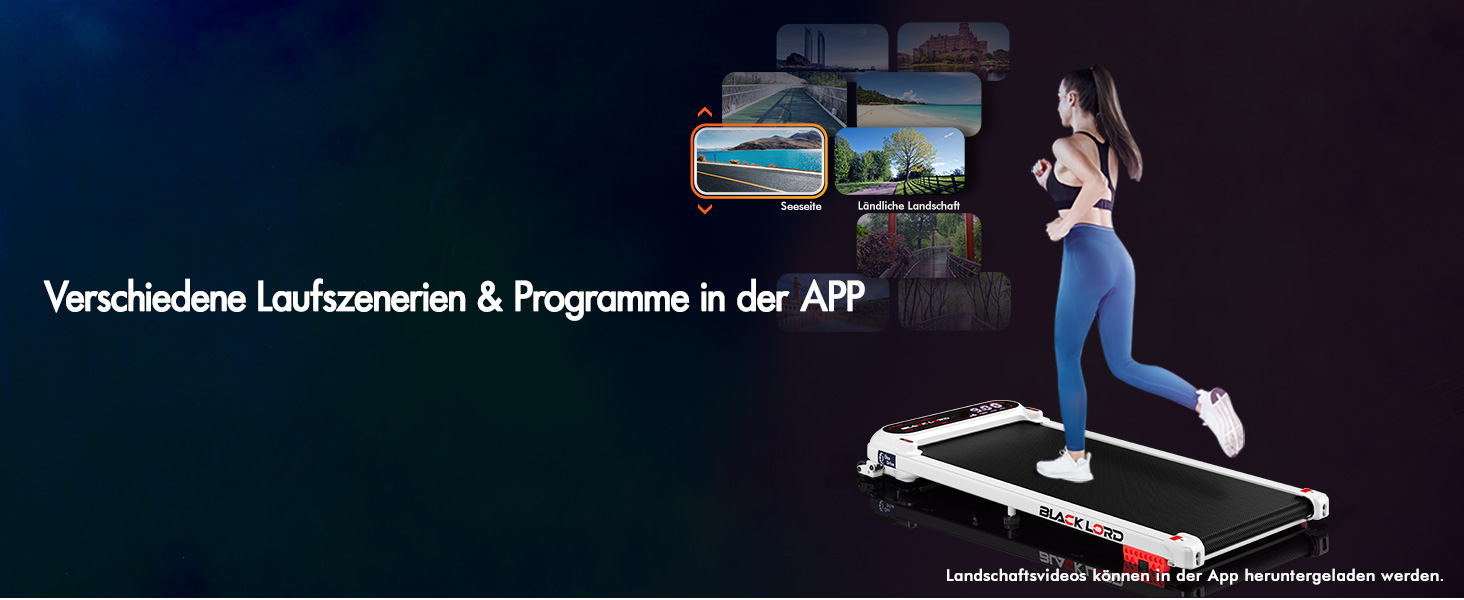 Біговий тренажер BLACK LORD X7 - Walking Pad з тихим мотором 3.0PS, до 130кг, Bluetooth, 3 рівня нахилу, антиковзаюча поверхня