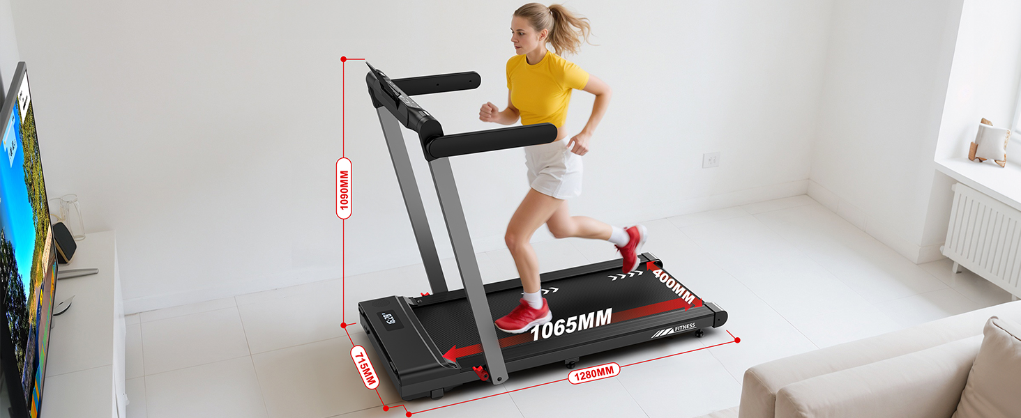 Бігова доріжка Orisyn для дому | 3-в-1 Walking Pad з мотором 2.5PS | 12 км/год, Bluetooth та 12 програм | Dual-LED, складаний, сумісний з APP | Ідеально для невеликих приміщень та домашніх тренувань Dual Mode, макс. 12 км/год, 12 програм та Dual-LED