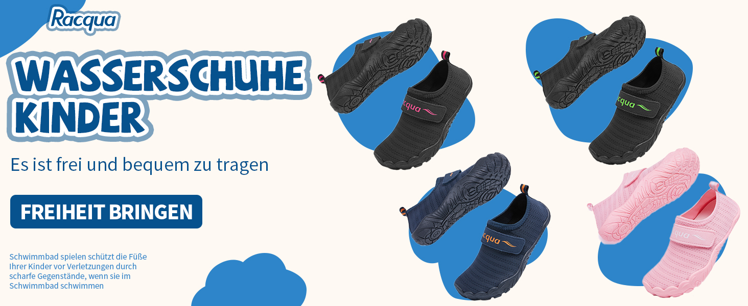 Дитячі шкарпетки-мокасини Raqua для плавання та водних розваг, чорно-рожеві, 31 EU