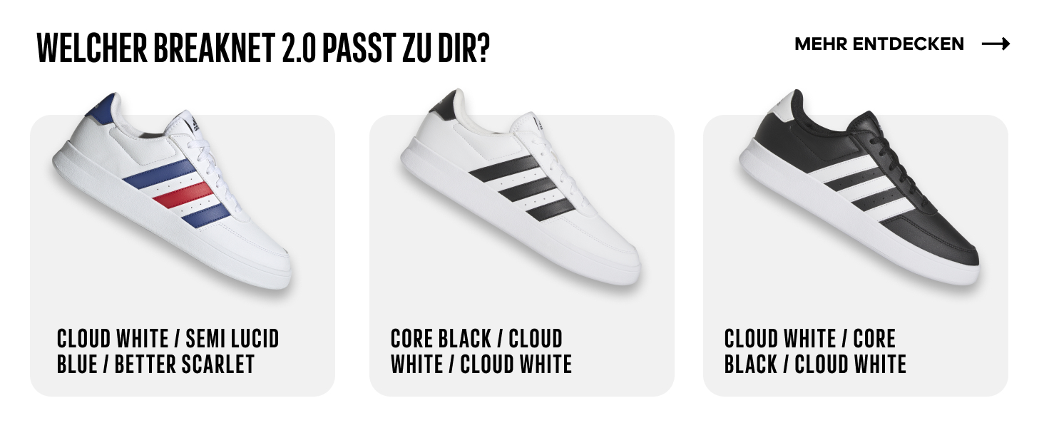 Кросівки жіночі Adidas Breaknet 3.0 White/Black/Silver 40 2/3 EU