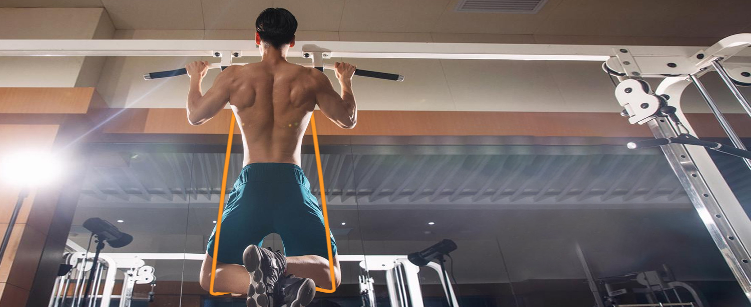 Набір еластичних стрічок для фітнесу: 9 шт. для силових тренувань, йоги та розтяжки вдома – включає тренувальний банд, турнік-стрічку, постер та сумку