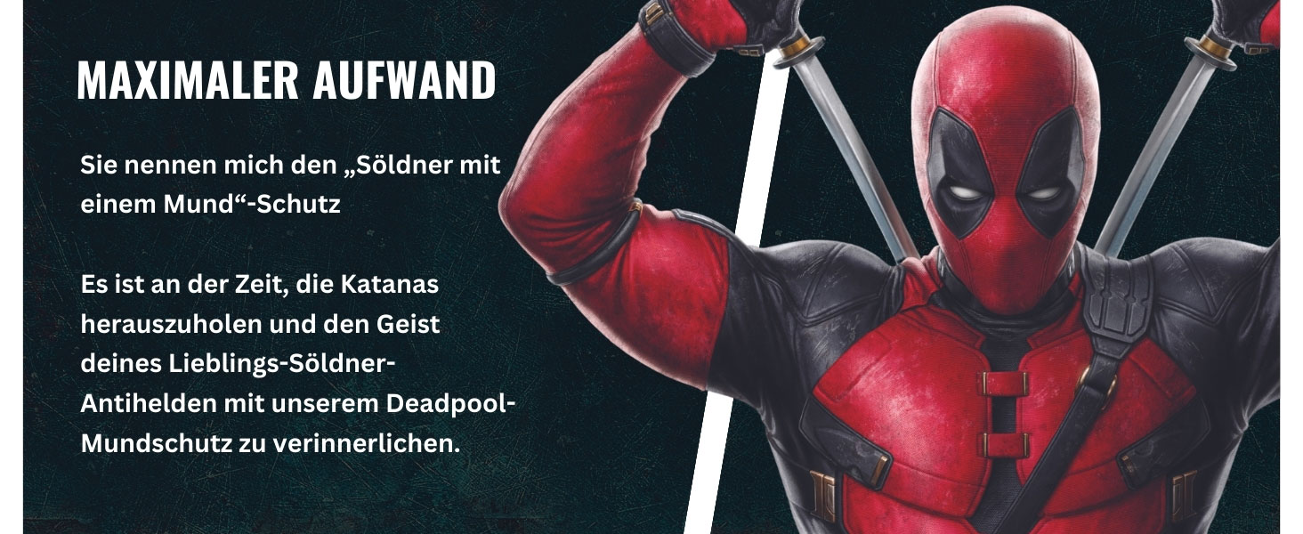 Спортивна капа Marvel Deadpool Спортивна капа для дорослих Для всіх повноконтактних видів спорту, включаючи регбі, ММА, бойові мистецтва, кікбоксинг, дзюдо, хокей і бокс Дорослі (12 років) Дедпул