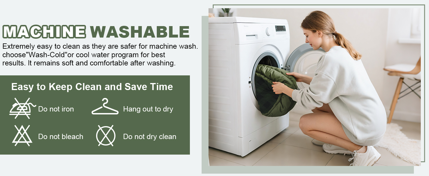 Спальний мішок Baumwolle для 2 осіб, зимовий, водонепроникний, теплий, розмір Queen, для кемпінгу та подорожей на автодомі (армійний зелений)