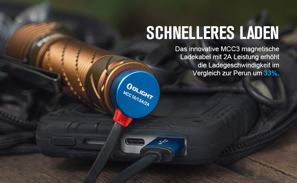 Ліхтар налобний Olight Perun 2 Desert Tan 2500 Люмен, 166 метрів дальність, USB, 5 режимів, таймер, для бігу, риболовлі, кемпінгу