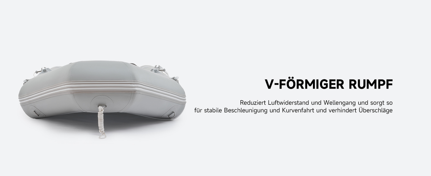 Надувне човен Dartmoor для 2 дорослих: сірий човен з алюмінієвим дном, веслами та насосом (230x130x33 см)