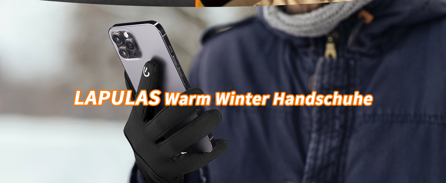 Велосипедні рукавички Lapulas з сенсорним екраном для чоловіків та жінок, чорні, XL