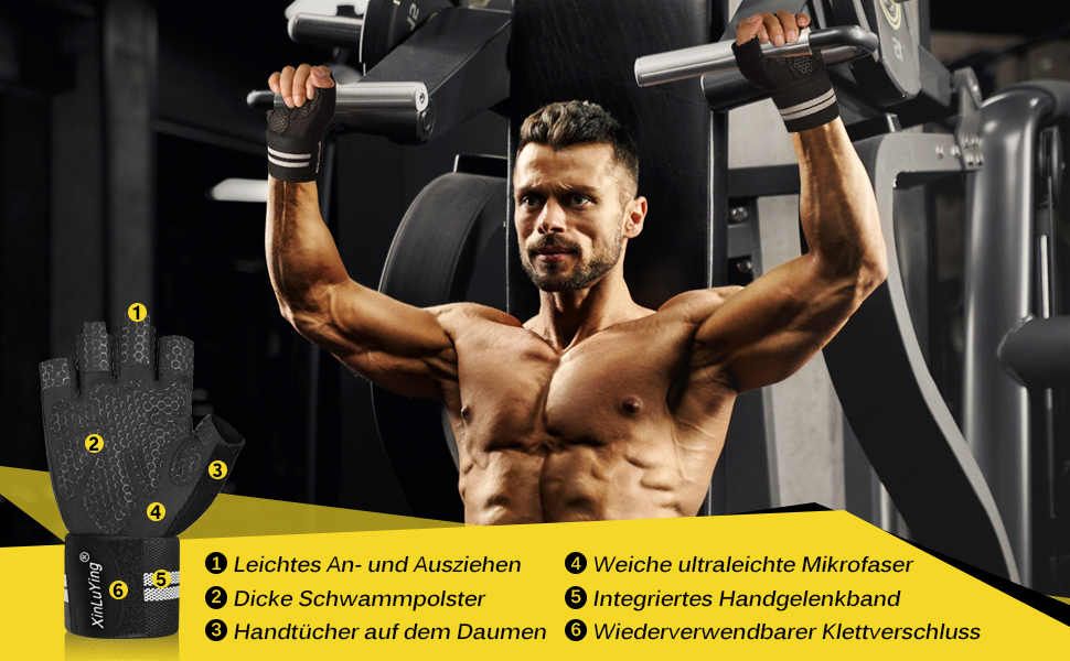 Фитнес рукавички для жінок з захистом суглобів та антиковзаючою поверхнею для важкої атлетики, спорту, тренажерного залу, кросфіту, велоспорту, рожеві