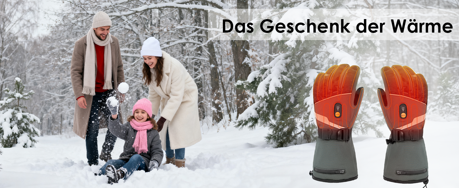 Обогріваючі рукавички Minthouz W11 для чоловіків та жінок, 7.4V, 3 режими нагріву, водонепроникні, з підтримкою сенсорного екрану, для роботи на вулиці, їзди на велосипеді, катання на лижах, XL