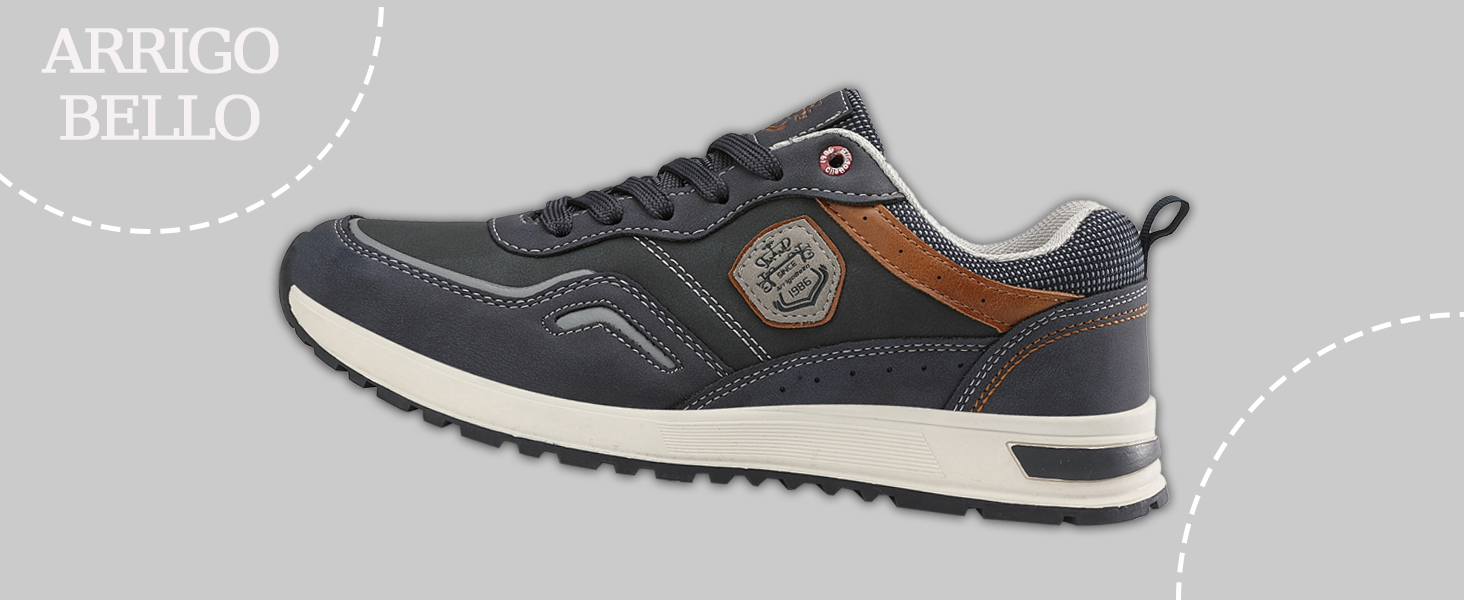 ARRIGO BELLO Кросівки чоловічі спортивні для прогулянок та активного відпочинку, розмір 41-46, колір блакитний