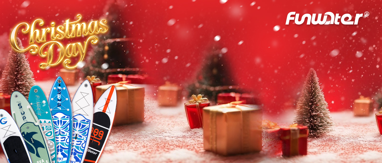 Надувний SUP Борд FunWater 10' & 11' з аксесуарами: весло, насос, сидіння (10' з малюнком мармуру блакитного кольору)