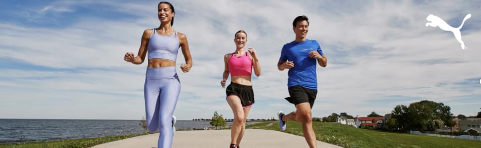 Кросівки для бігу PUMA Night Runner V2 - унісекс, чорно-білі, 44.5 EU