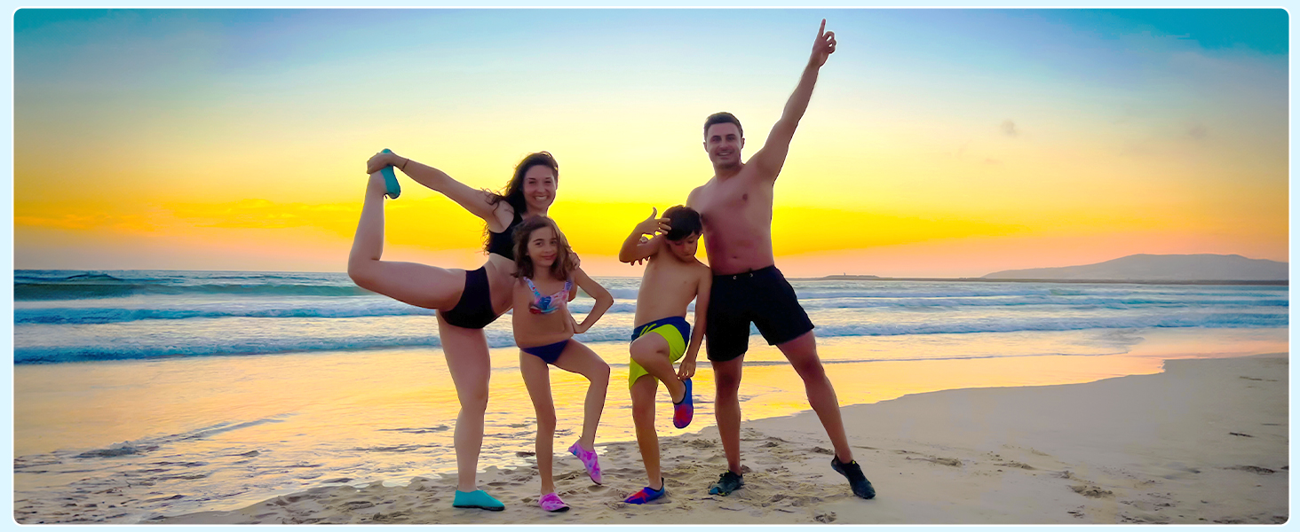 Чоботи для плавання SAGUARO: чоловічі та жіночі, водонепроникні, для пляжу, серфінгу, дайвінгу, неопренові, швидко сохнуть, розміри EU 36-47 (зелений, жовтий)