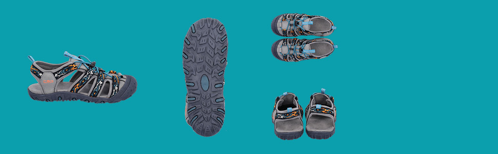 Чоловічі сандалі CMP Sahiph Hiking Titanio Deep Lake 39 EU - трекінгові, спортивні