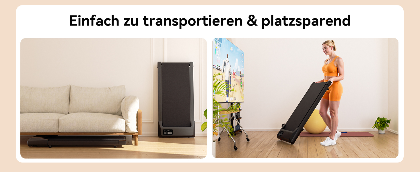 Walking Pad Lacuffy 2.5 HP: біговий доріжки для дому з керуванням через додаток, підтримка 136 кг, чорний, 90 см