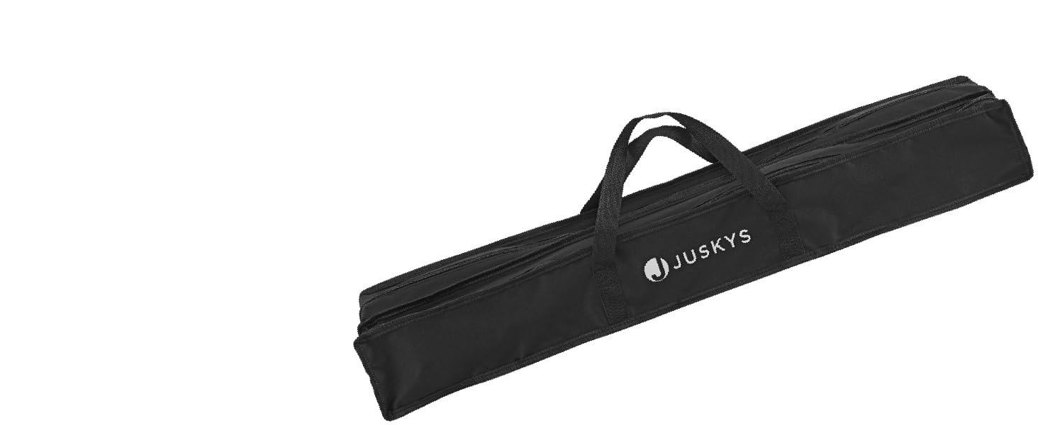 Стол для кемпінгу Juskys Picco - алюмінієвий, 90 x 52 см, легкий, складний, регульований по висоті - для кемпінгу, саду, відпочинку на природі. Чорний.