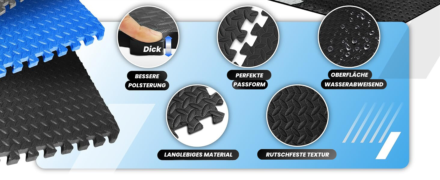 Набір пазл-матів для підлоги Yes4All для тренажерного залу та гаража, 12 шт (60x60 см), захисний покриття під тренажери, колір: темний горіх (4,5 м²)