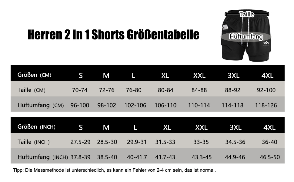 Чоловічі бігові шорти 2 в 1, спортивні шорти для занять у залі, на вулиці, для марафону, тренувань. З вбудованою кишенею та петлею для рушника. Чорний колір, розмір L