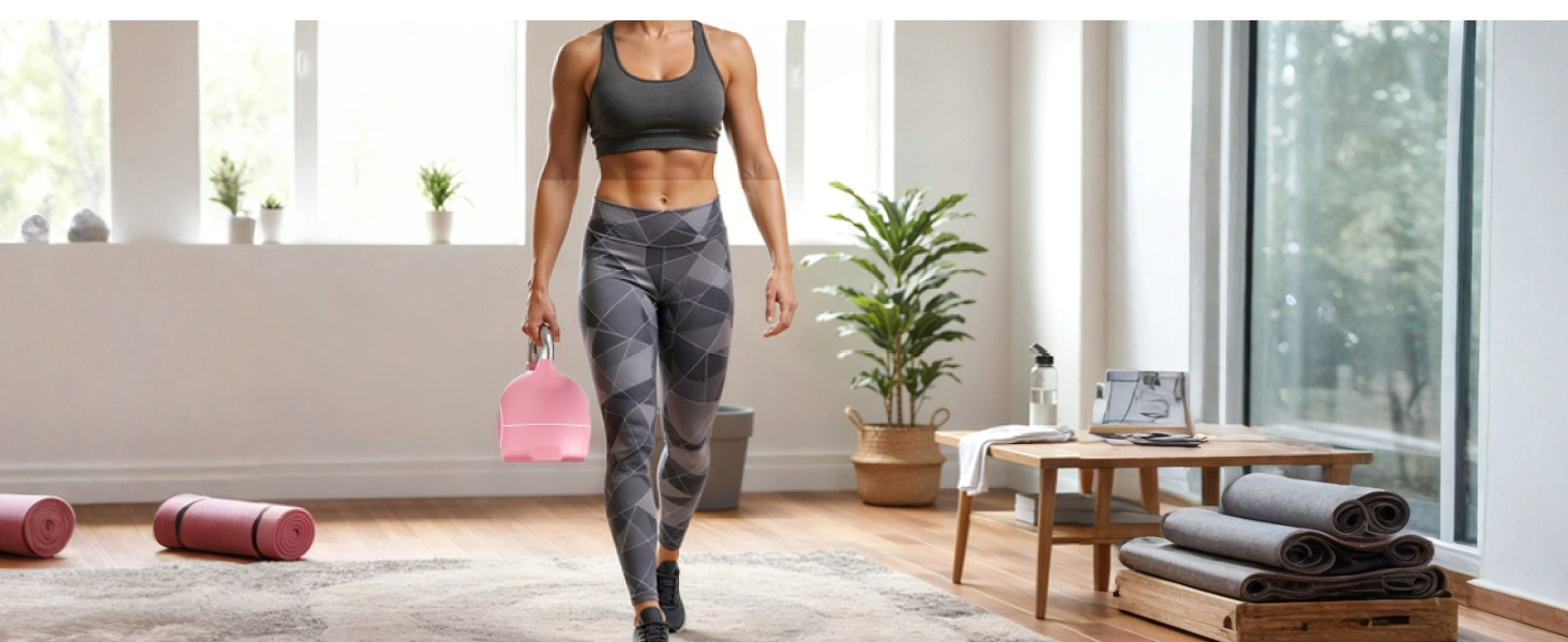 Регульована гриф-гантель 7-в-1 для домашнього спортзалу Kettlebell - набір гантелей для фітнесу вдома