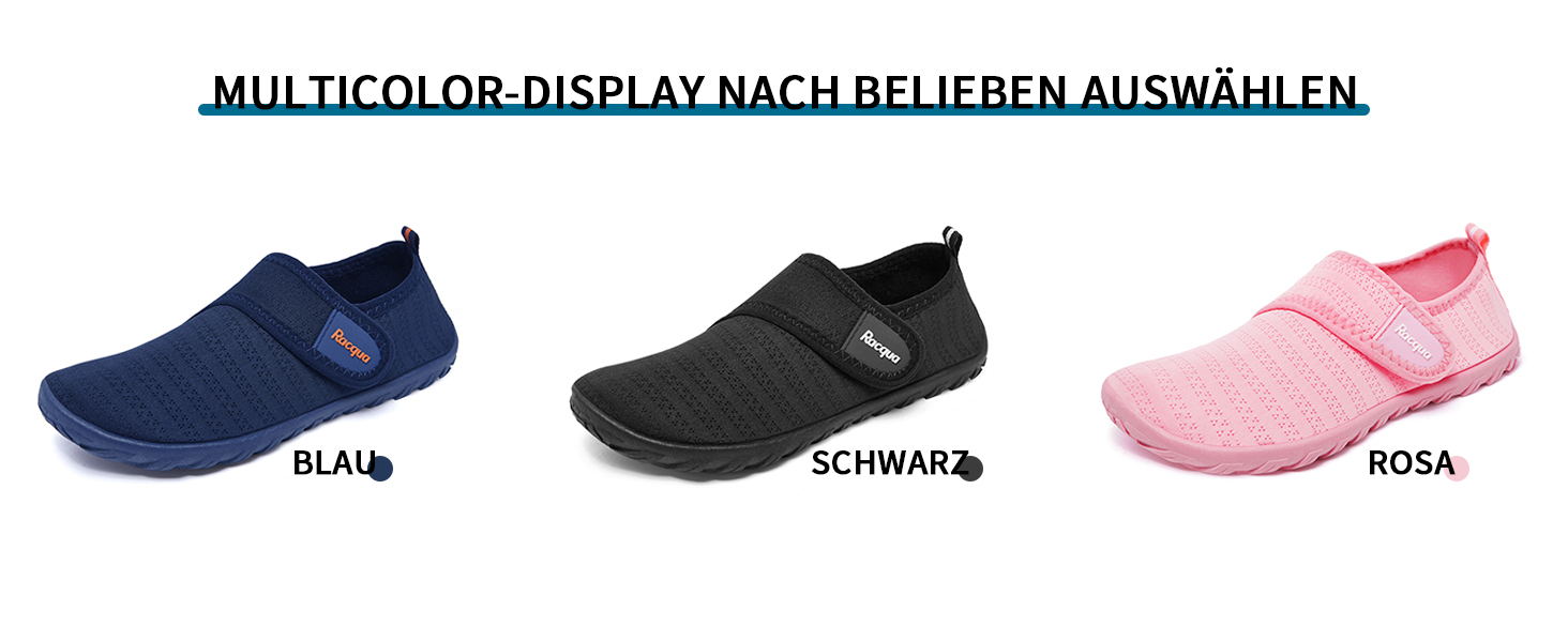 Дитячі водяні черевики Raqua - Badeschuhe Kinder Aquaschuhe Kinder (35 EU, Hdk1601 Black)