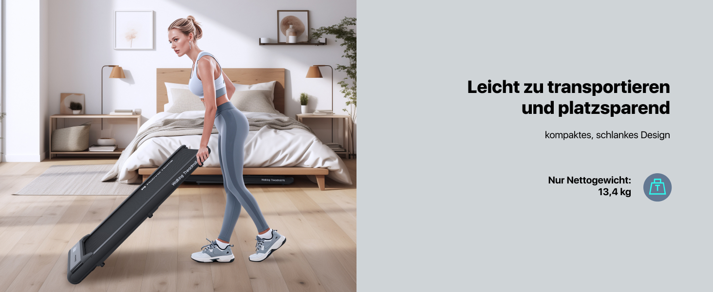 Walking Pad Mobvoi: Компактний біговий тренажер 2-в-1 для дому та офісу, з керуванням через додатки Zwift, Kinomap, TicSports. Максимальне навантаження 120 кг, швидкість до 6 км/год.