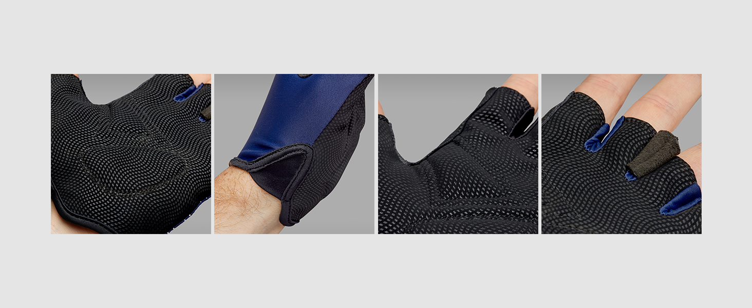 Fahrradhandschuhe GripGrab Ride Einsteiger Kurzfinger Sommer - Білі велосипедні рукавички GripGrab Ride Einsteiger (L, Navy Blue)