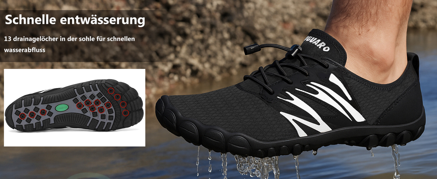 Чоловічі тапочки-шльопанці SAGUARO для плавання та відпочинку, дихаючі, швидко сохнуть, широка передня частина, розмір 39-48, блакитні