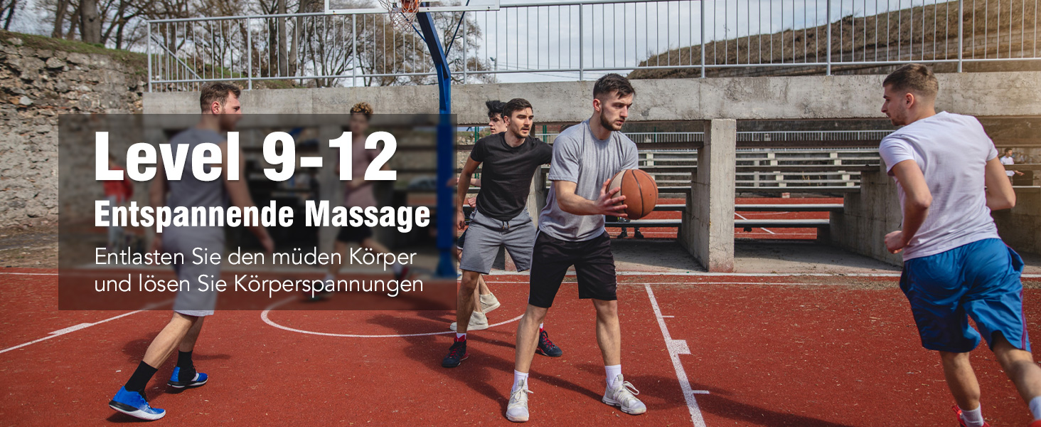 Перкусійний масажер Lefity Massage Gun для м'язів: 30 рівнів швидкості, 6 насадок, LCD-дисплей, зарядка USB-C, синій