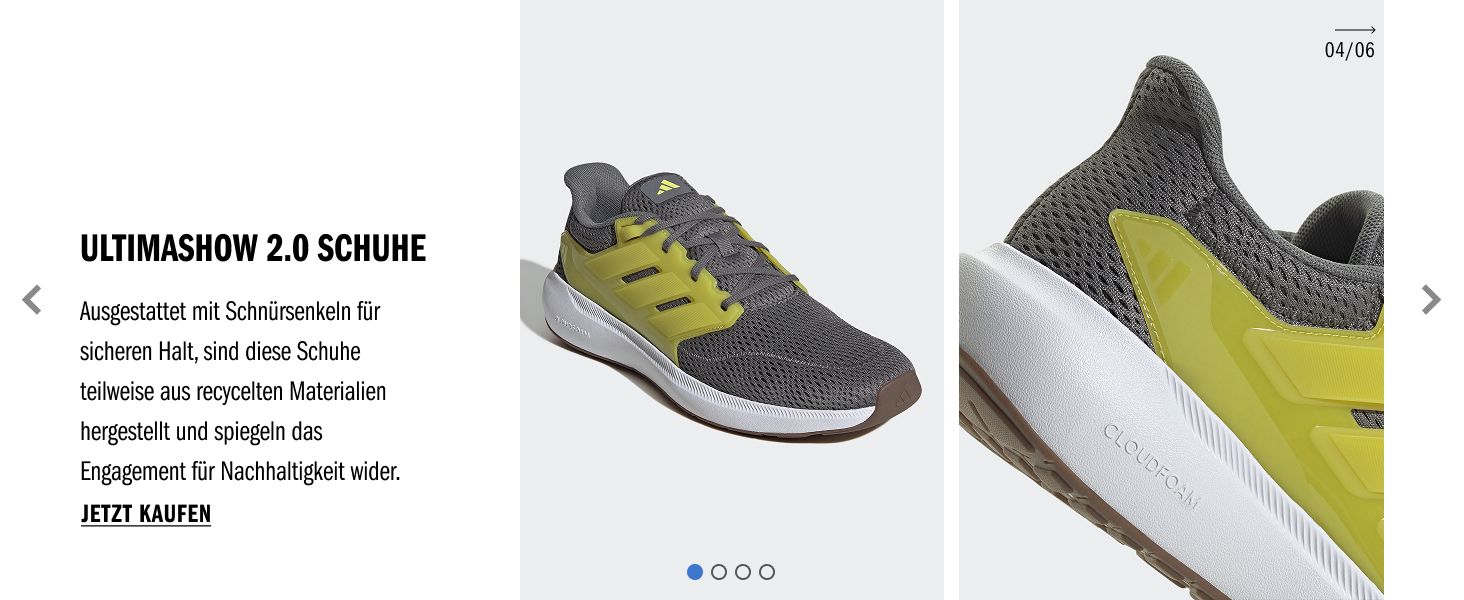 Чоловічі кросівки adidas Ultimashow 2.0 Core Black Carbon, розмір 43 1/3 EU
