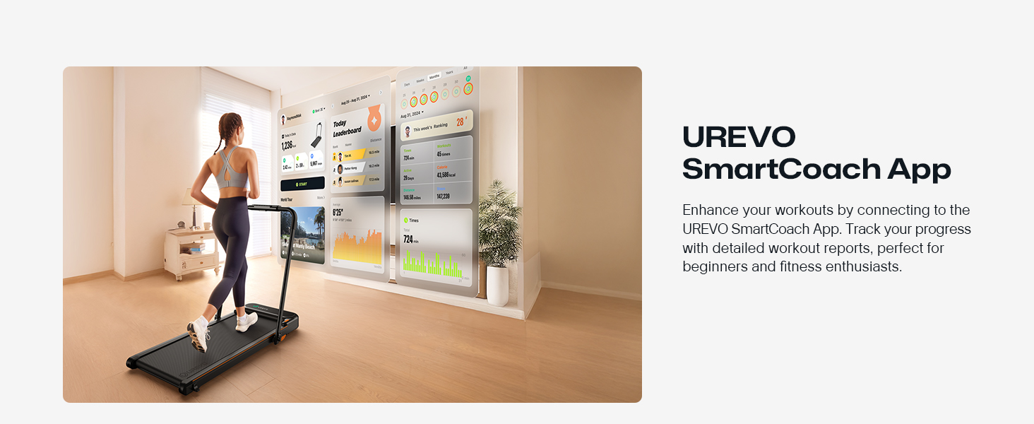 Walking Pad з нахилом 9%, амортизація 6 точок, тихий біговий стіл, 2.5 л.с. для дому/офісу (Чорний з ручкою, APP)