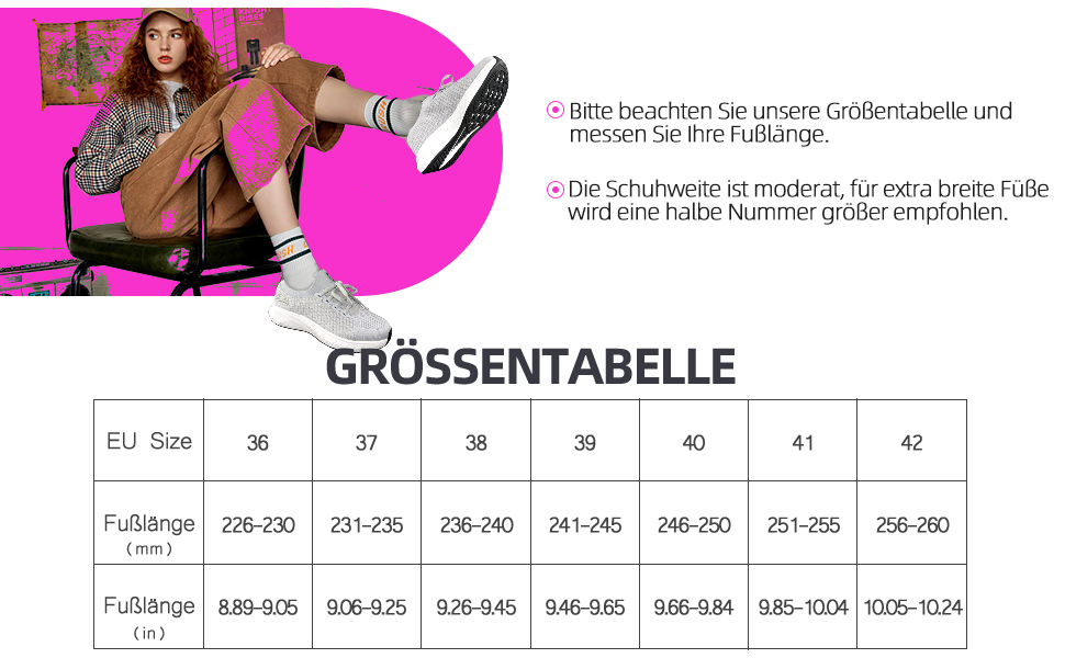 Жіночі спортивні кросівки для бігу та повсякденного носіння, легкі, дихаючі, сірого кольору (36 EU)