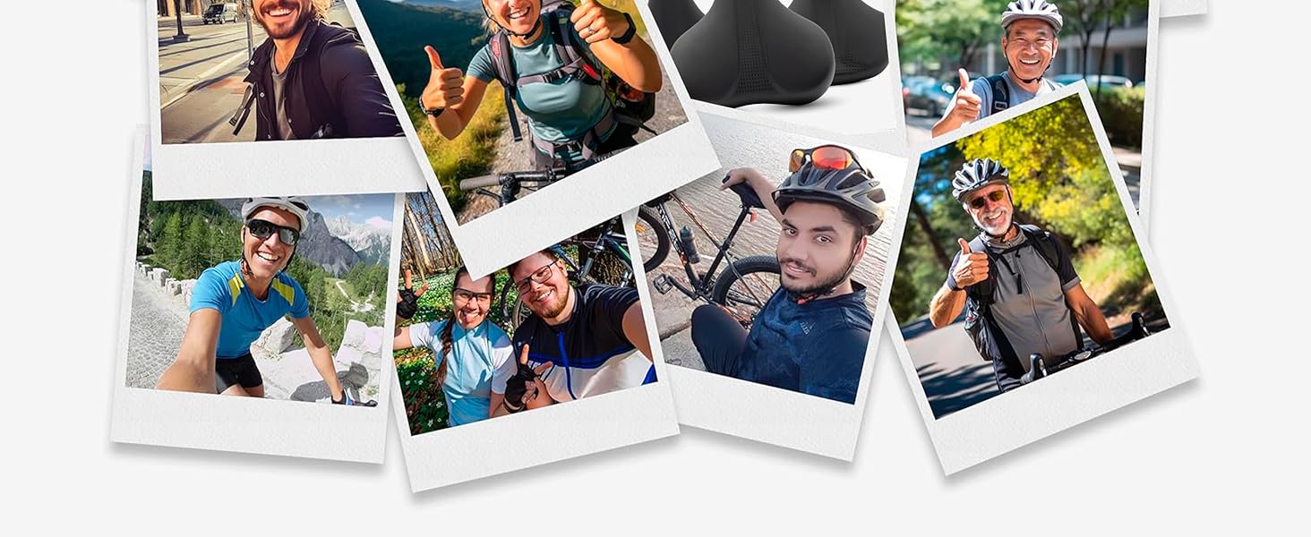 VELMIA Велосипедне сідло 100% Водонепроникне, безшовне та ергономічне - комфортне сідло для чоловіків та жінок, ідеальне для електровелосипедів, трекінгу та міських поїздок, а також гірських велосипедів