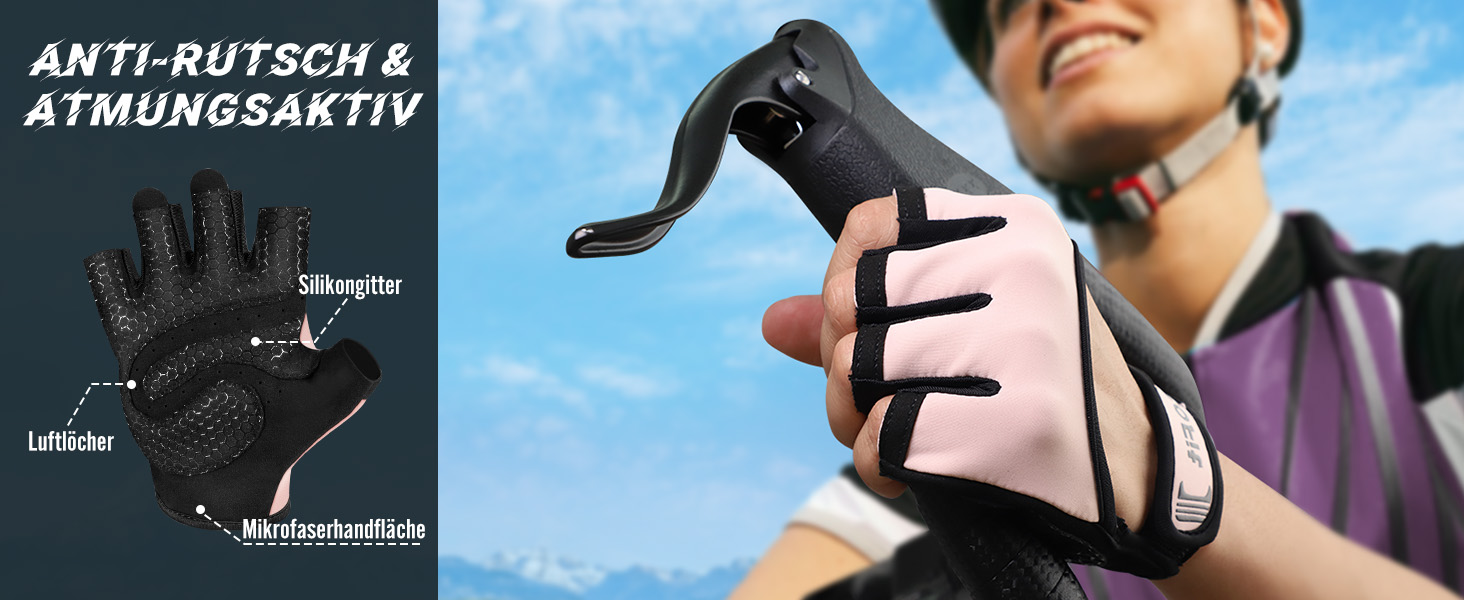 Рукавички для фітнесу COFIT: дихаючі, з підтримкою зап'ястя, для жінок та чоловіків, тренування, важка атлетика, спортзал, бодібілдинг, рожеві, розмір M