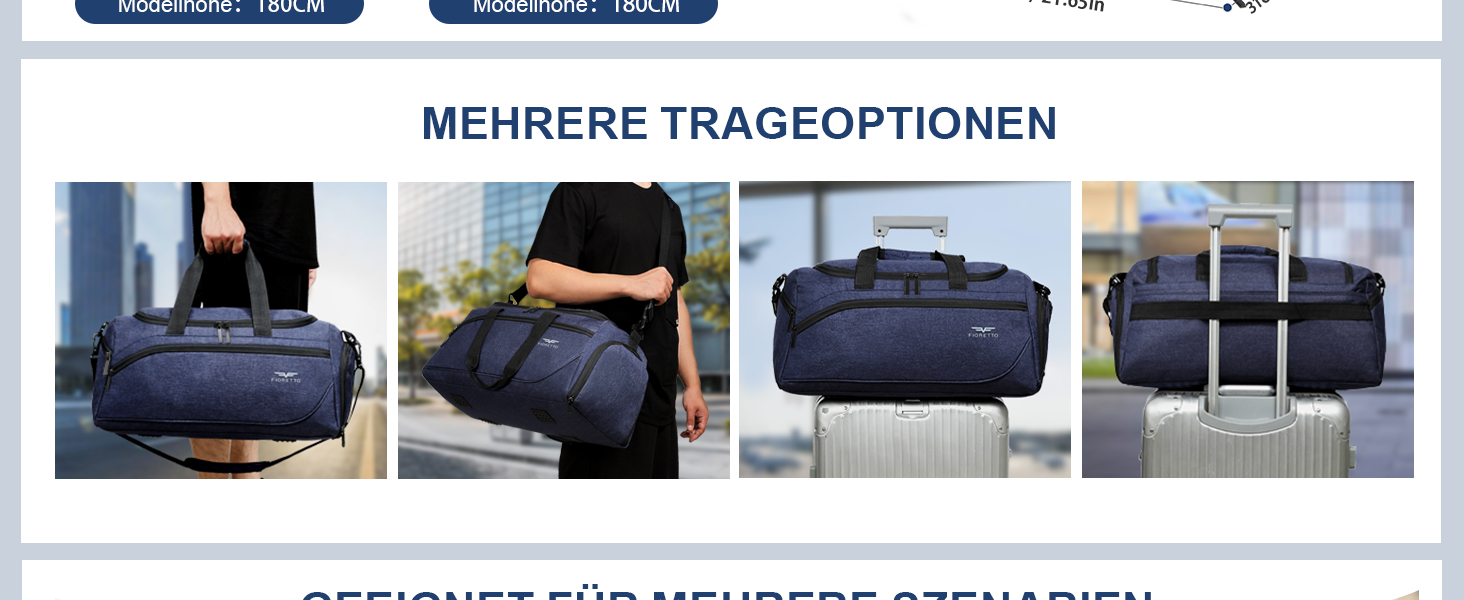 Спортивна та дорожня сумка FIORETTO 35L з відділенням для взуття та мокрих речей, водонепроникна, для тренувань, спортзалу, подорожей, плавання, сауни, футболу, фіолетовий