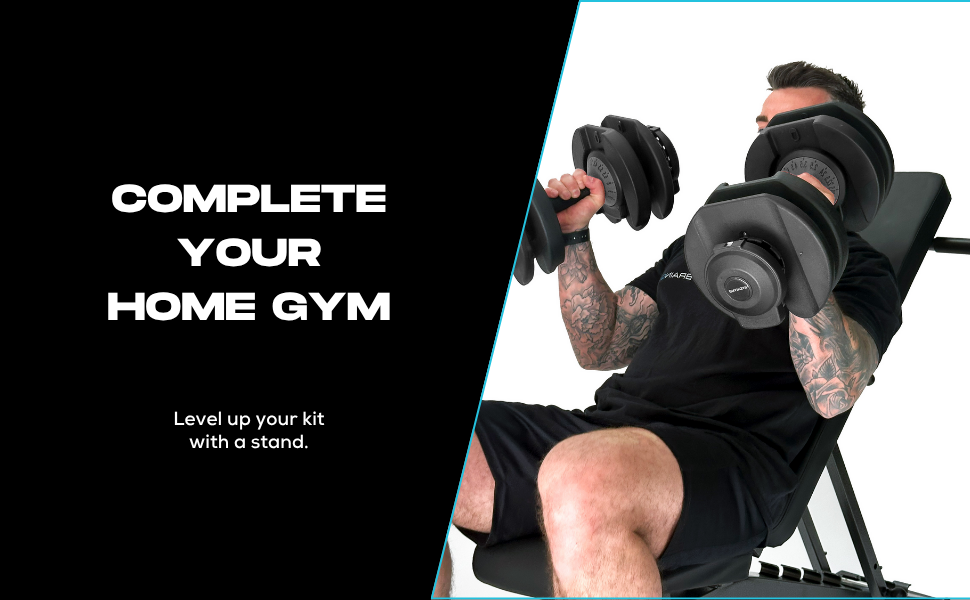 Регульовані гантелі BRAINGAIN, 15-17 кг, Smart-Click, антиковзний грип, 2 шт. по 24 кг