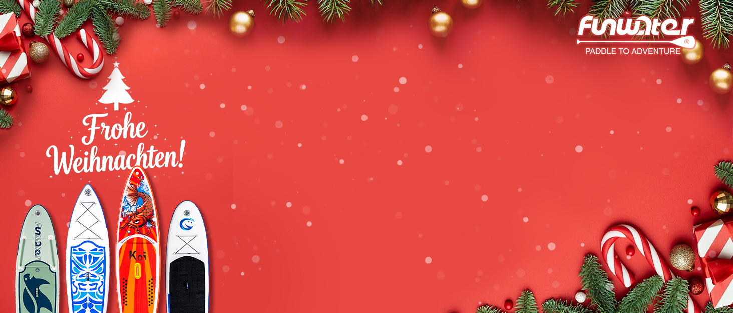 Надувний SUP-борд FunWater 10'6'-11'6' TIKI ROSA з аксесуарами: весло, насос, антиковзаюче EVA-покриття