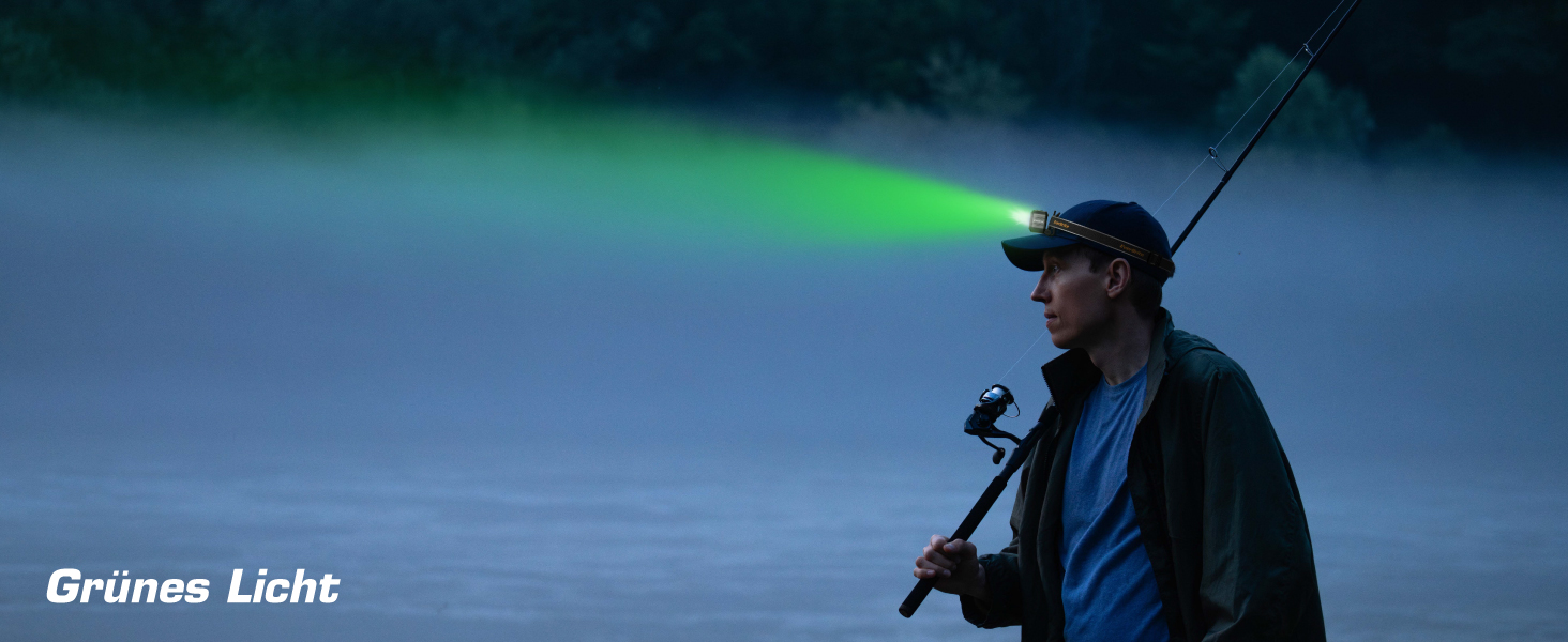 EverBrite LED налобний ліхтар: перезаряджуваний, 45г, IP67, 7 режимів, червоне/зелене світло для бігу, походів, кемпінгу (сірий)