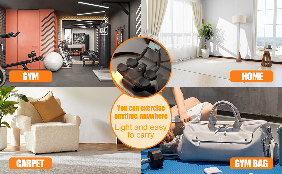 Автоматичний ролер для пресу, 1,5 м з наколінником та таймером, регульована підставка для ліктів