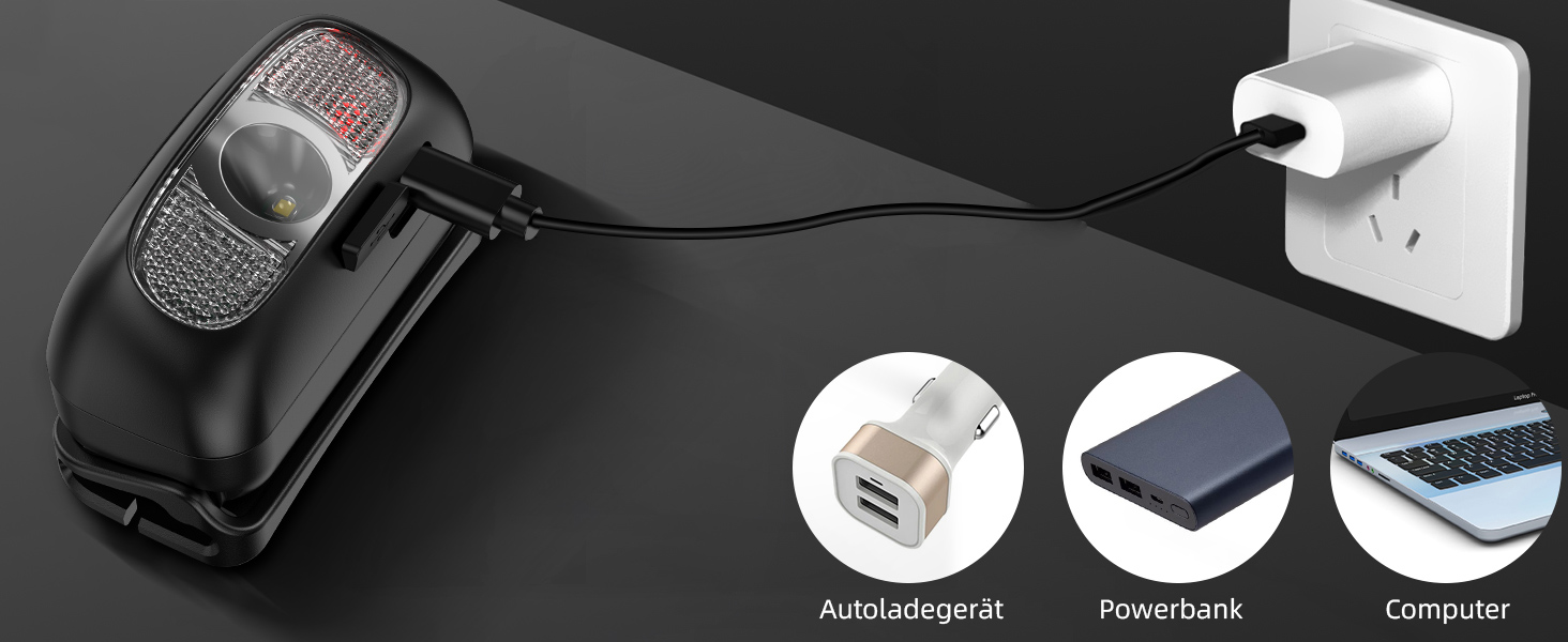 Налобний ліхтар SuperFire LED, 2 шт., перезаряджається USB, з червоним миготком, 5 режимів, регульований, для дорослих та дітей, біг, рибалка, кемпінг, водонепроникний, чорний