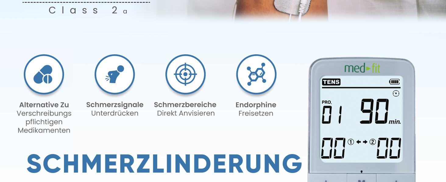 Premier Plus TENS & EMS комбінований пристрій: 8 ручних та 24 фіксовані програми для тренування м'язів, нервової та больової терапії