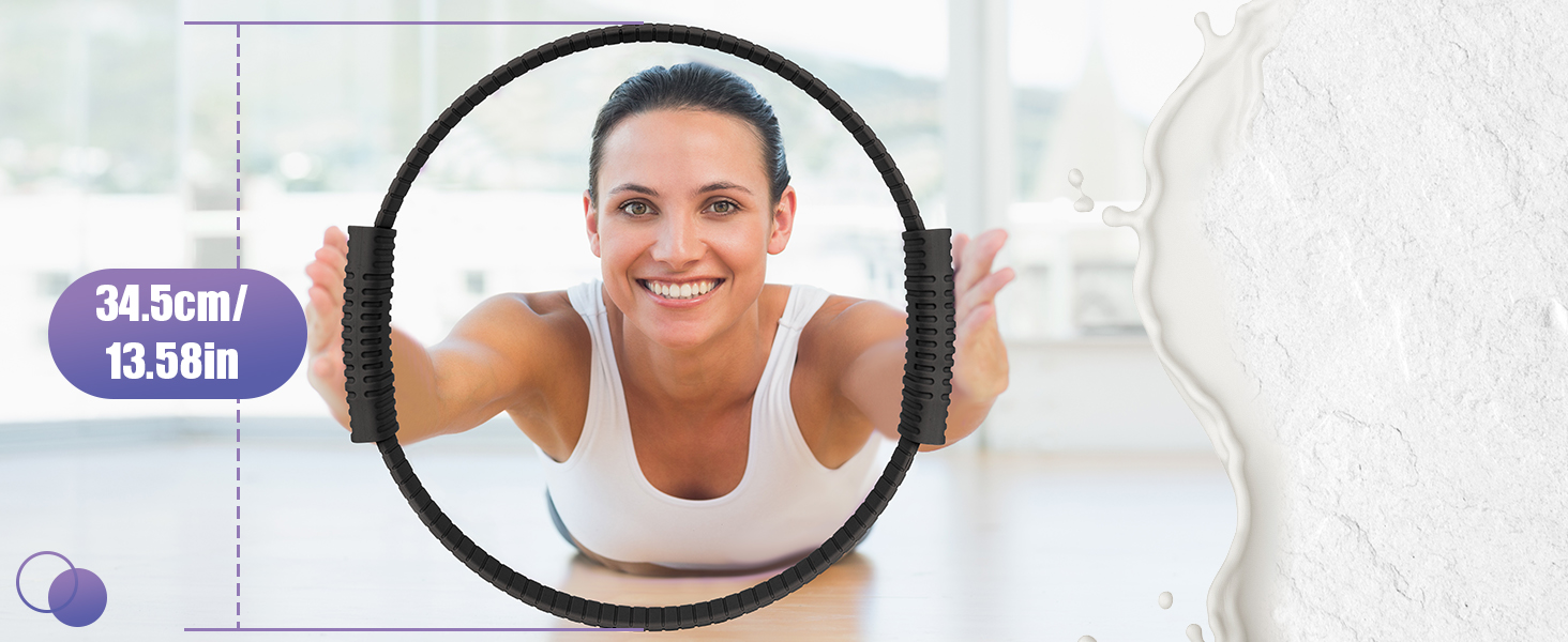 Набір для пілатесу: кільце, стрічки, міні-м'яч, постер, сумка. Core-тренінг для жінок. Чорний колір