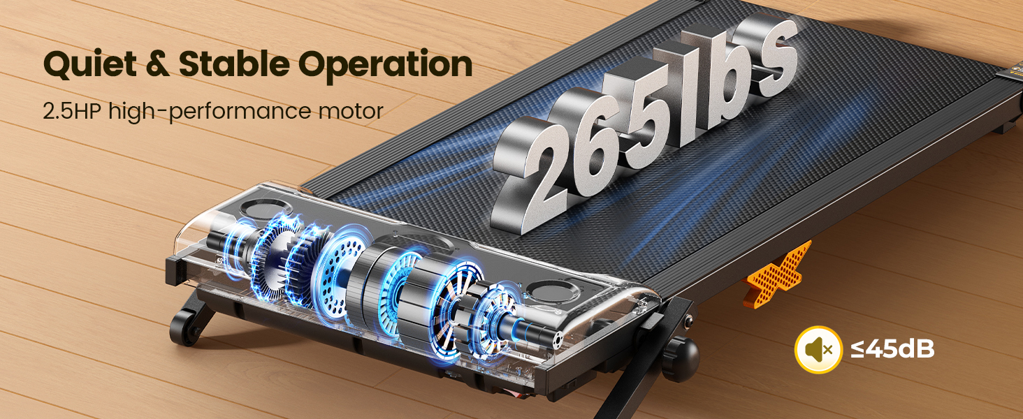 Walking Pad: Тиха бігова доріжка 3-в-1 з регулюванням нахилу до 12%, швидкість до 6 км/год, вантажопідйомність 120 кг, LED-дисплей та пульт керування. Ідеально для дому та офісу (Чорний)