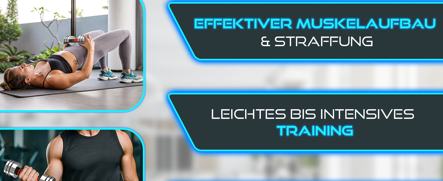 Набір гантелей 2 шт. по 10 кг (2,5/5/7,5 кг) з пінопластової ручки | Гантелі для фітнесу, тренувань вдома, силових тренувань та нарощування м'язів | Турквіс